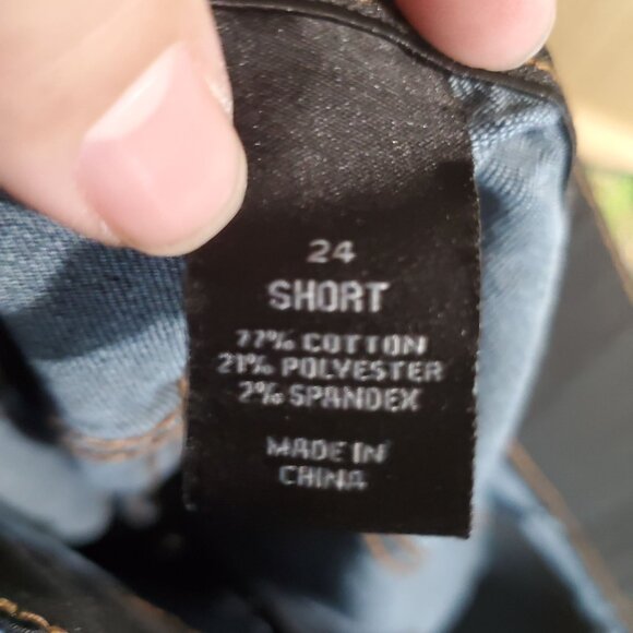 Lane Bryant Jeans Womens 24 Short Plus Blue Straight Tighter Tummy Technology - Picture 4 of 11